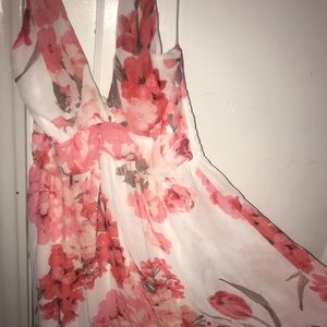 Floral halter sundress